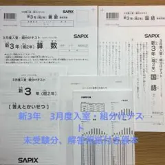 2026年最新】Sapix 入室テスト 新4年 11月の人気アイテム - メルカリ