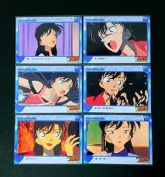 名探偵コナン 年代物 カード ジン 怪盗キッド 灰原哀 妃英理 服部平次