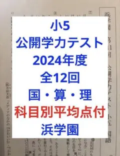 2026年最新】浜学園 小5 公開テストの人気アイテム - メルカリ