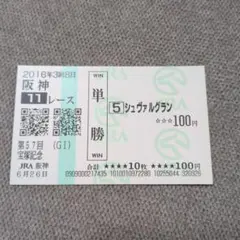 2026年最新】宝塚記念 馬券の人気アイテム - メルカリ