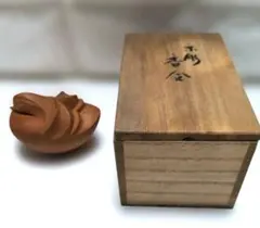 香合 木製 共箱 銘あり 木彫 茶道具 茶器 未使用品 - メルカリ