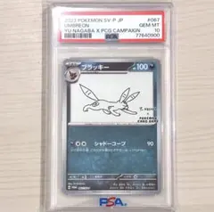 キリ番 PSA10 ポケモンカード ブラッキー プロモ nagaba yu 長場