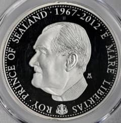 1994 シーランド公国 50セント シャチ 白銅貨 PCGS PR68DC