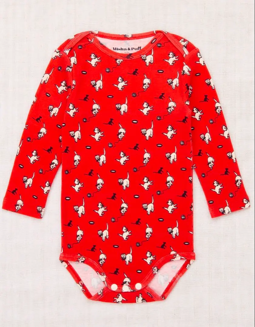 Misha & Puff ネコ&ネズミロンパース