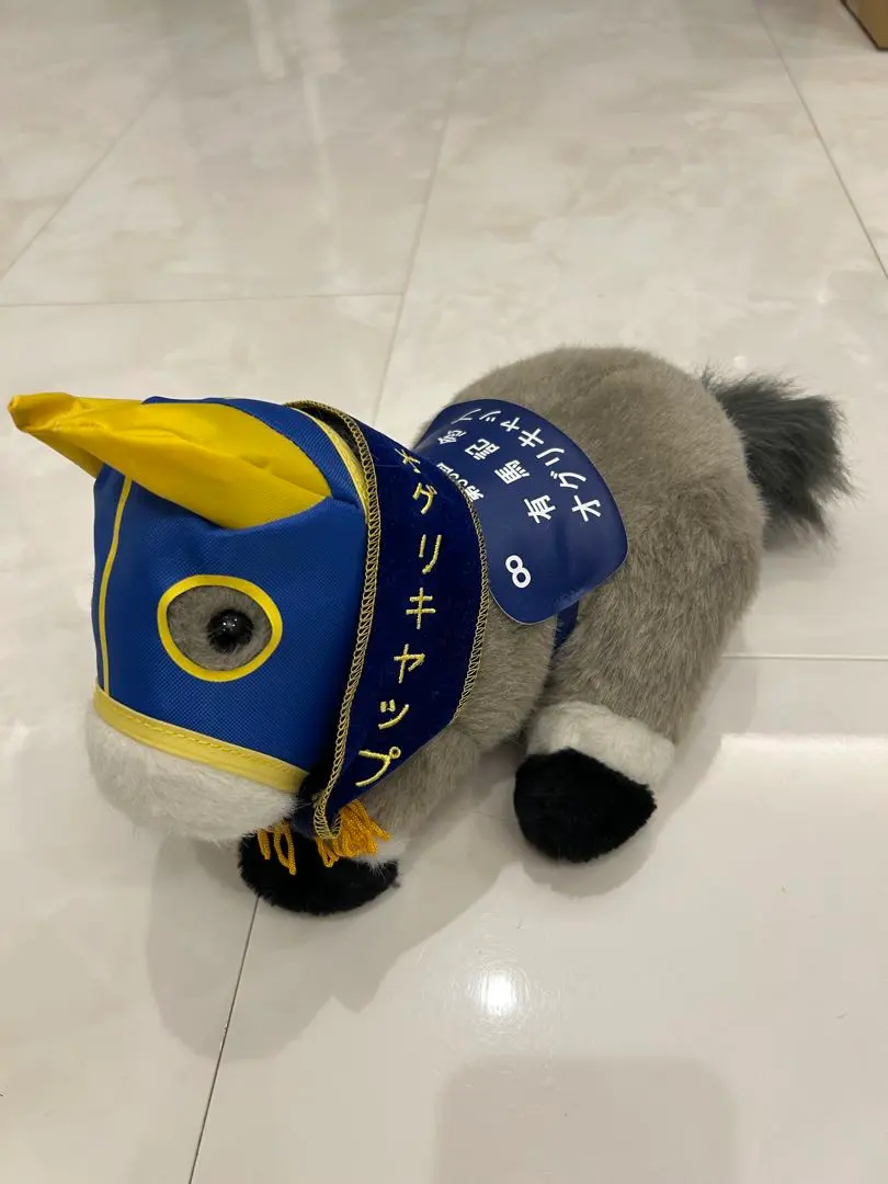 当時物 オグリキャップ(優勝レイ付き) ぬいぐるみ 約20cm B98