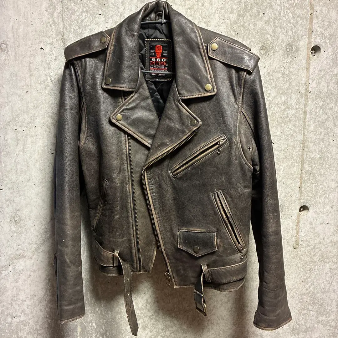 2026年最新】g.s.c.on time レザージャケットの人気アイテム - メルカリ