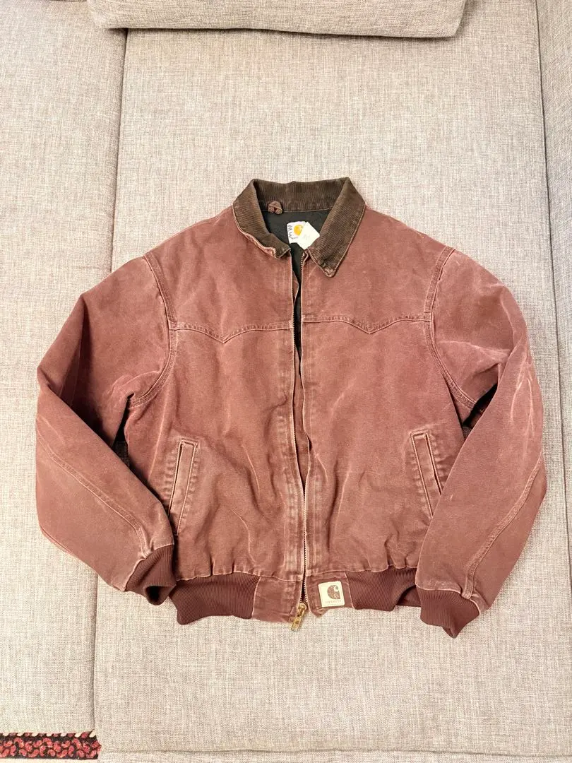 2026年最新】carhartt サンタフェジャケット バーガンディの人気
