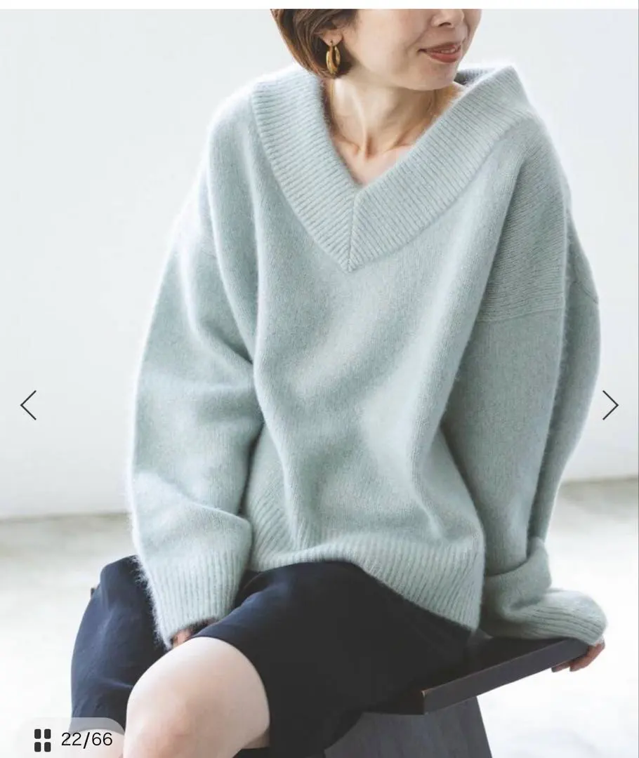 2026年最新】YAK ワイドvネックニットの人気アイテム - メルカリ