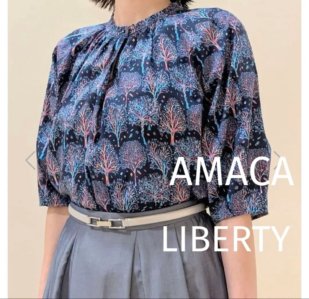 2026年最新】アマカ リバティ ブラウスの人気アイテム - メルカリ