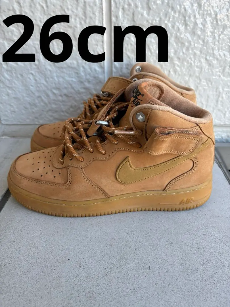 2026年最新】nike エアフォース1 26 ウィートの人気アイテム - メルカリ