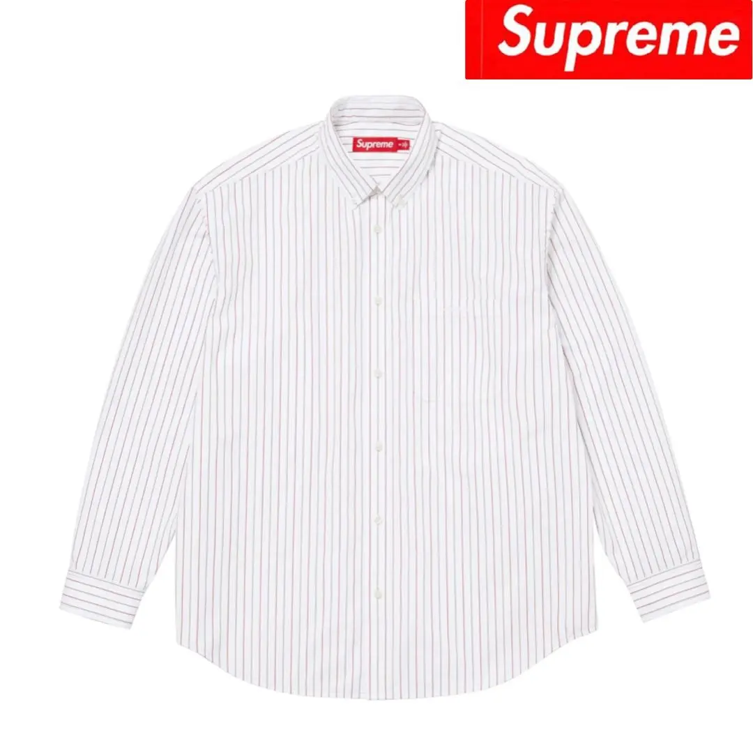 2026年最新】supreme loose fit stripe shirtの人気アイテム - メルカリ