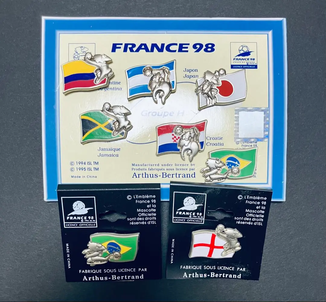 2026年最新】1998 フランス ワールドカップ ピンバッジの人気アイテム