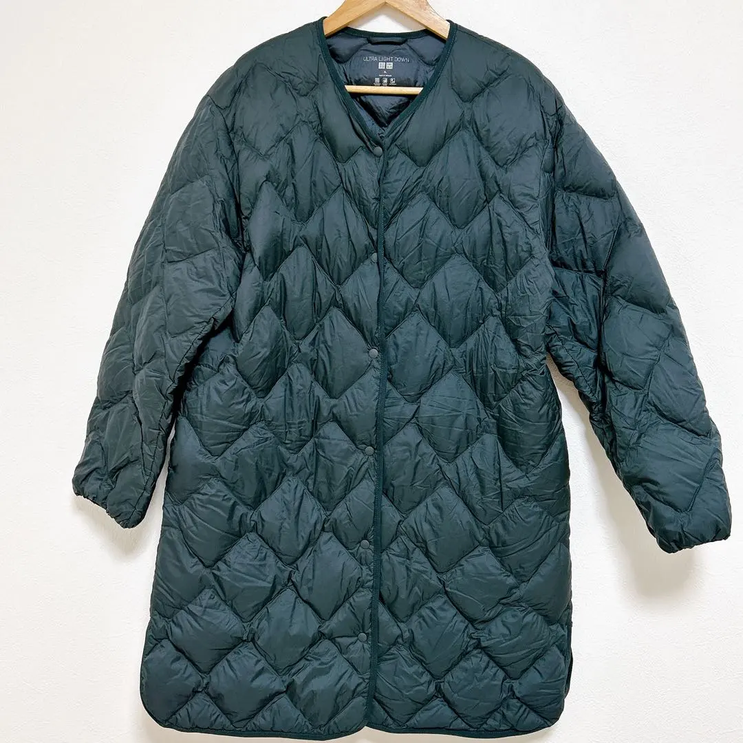 2026年最新】ウルトラライトダウンリラックスコート ダークグリーンの