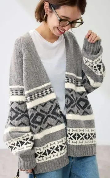 2026年最新】framework フレームワーク ジャガードzipカーディガンの