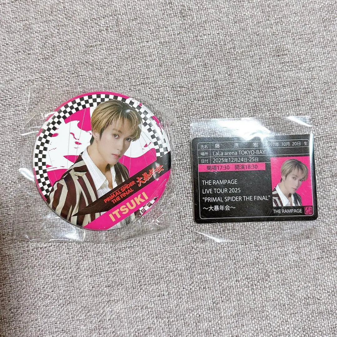 2026年最新】ユニット名：THE RAMPAGE from EXILE TRIBE ピンズ