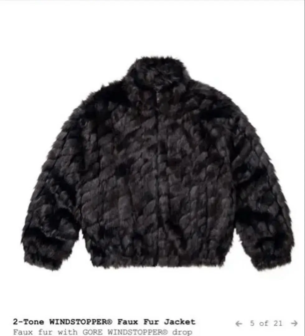 2026年最新】supreme 2-tone faux furの人気アイテム - メルカリ