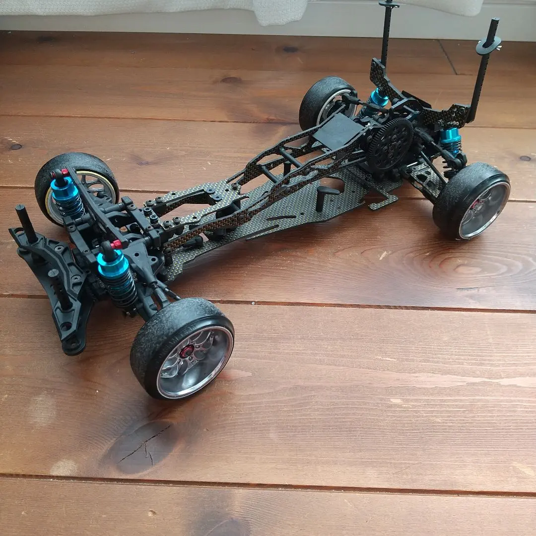 3レーシングサクラD5MR 緑ラメカーボン希少ラジドリ