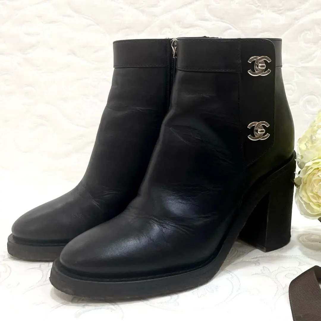 2026年最新】chanel ターンロック ブーツの人気アイテム - メルカリ