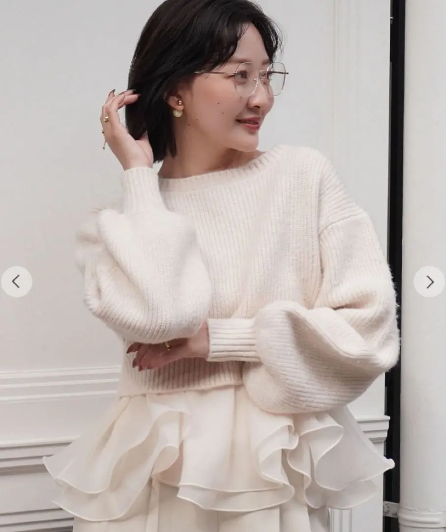 2026年最新】coco deal ペプラムブラウスレイヤードニットの人気