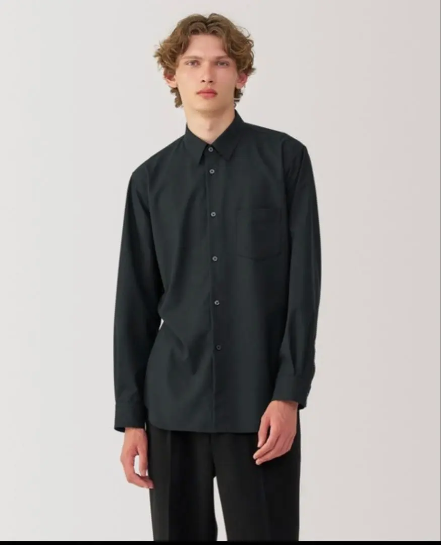 2026年最新】Muji labo ウール混レギュラーカラーシャツの人気アイテム