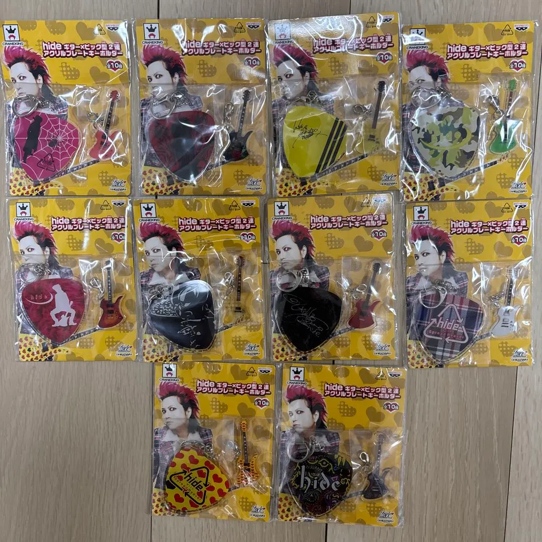 2026年最新】hide ギター ピック型2連アクリルプレートキーホルダーの