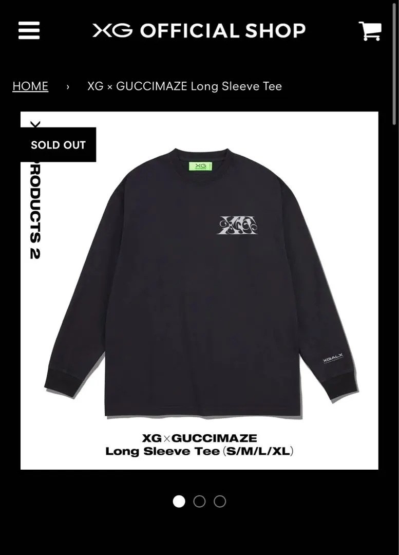 新品・未開封】XG×GUCCIMAZE ロングスリーブTシャツ Lサイズ-KILLER