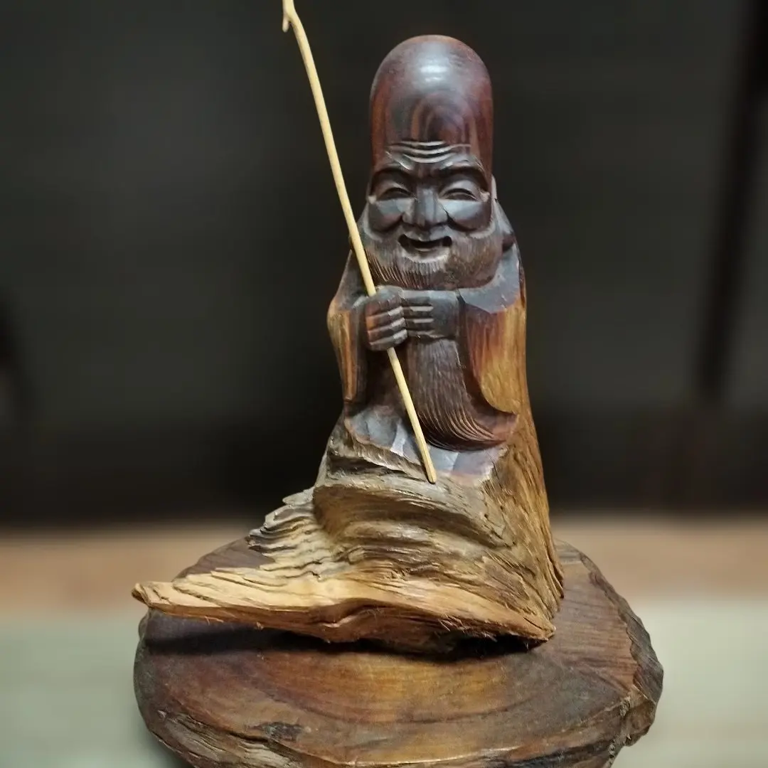 2026年最新】木彫 福禄寿の人気アイテム - メルカリ