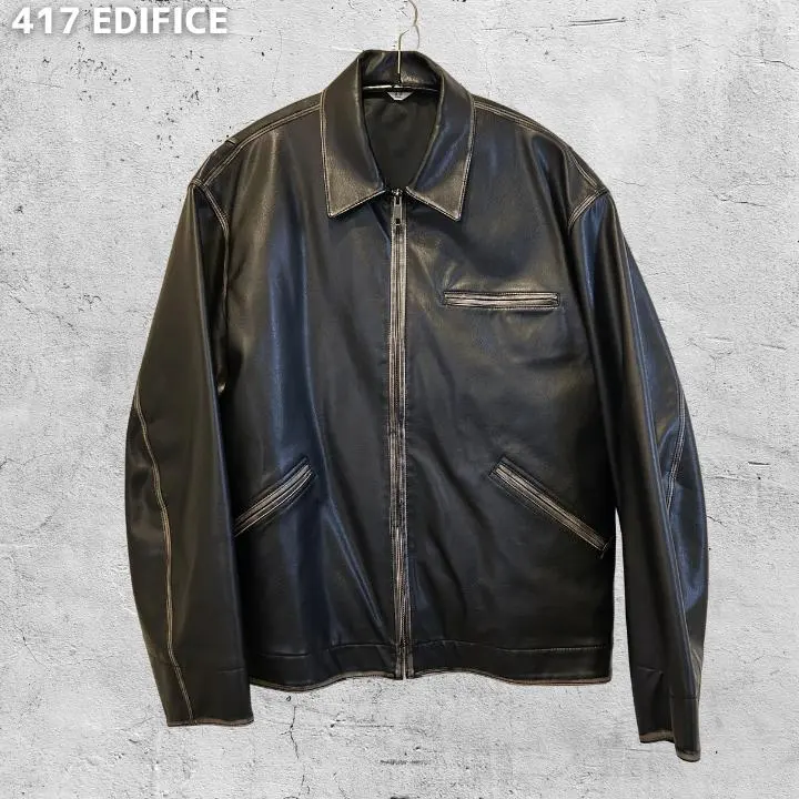 2026年最新】417 EDIFICE レザージャケット・ライダースの人気アイテム