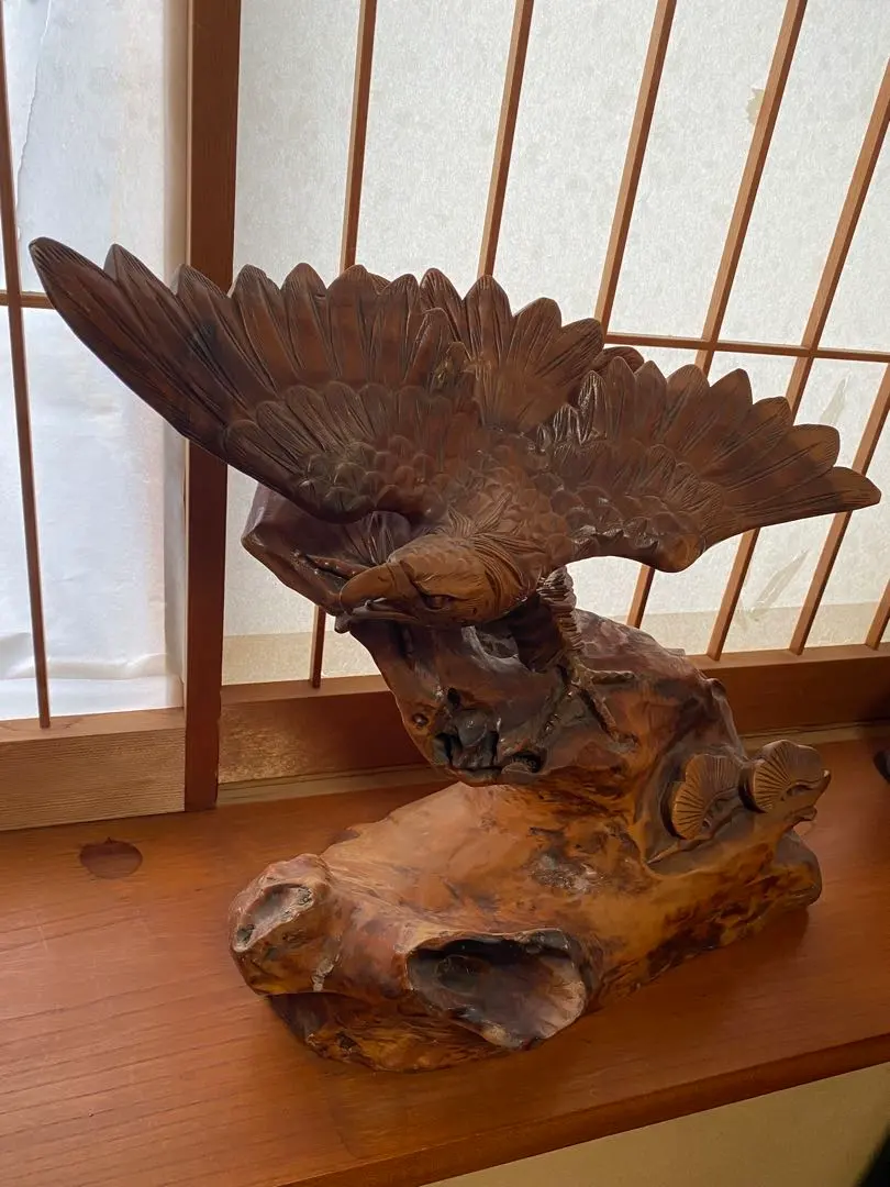 2026年最新】鷲 木彫の人気アイテム - メルカリ