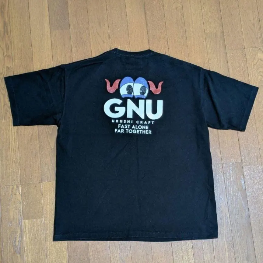 GNU 漆キーホルダー【未使用】