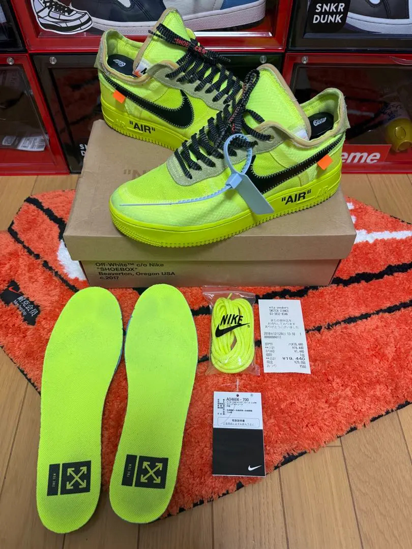 2026年最新】ナイキ エアフォース1 ロー オフ ホワイト ボルトの人気