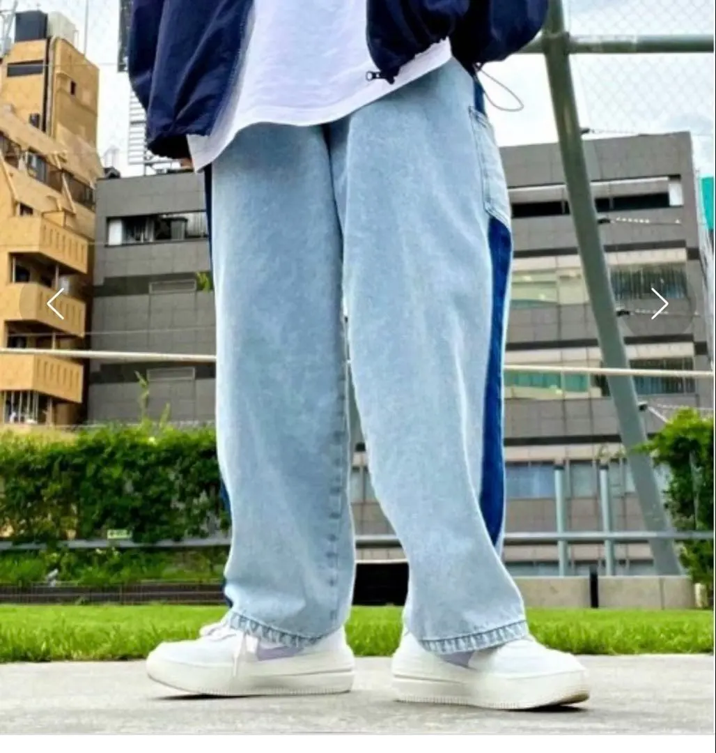 2026年最新】ラインデニムパンツ ニコアンドの人気アイテム - メルカリ