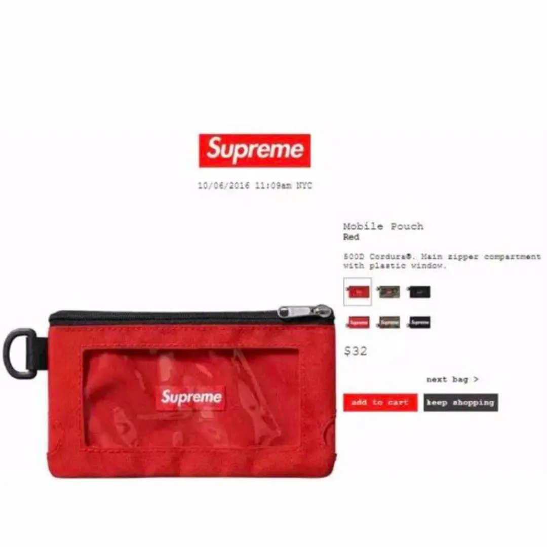2026年最新】supreme モバイルポーチの人気アイテム - メルカリ