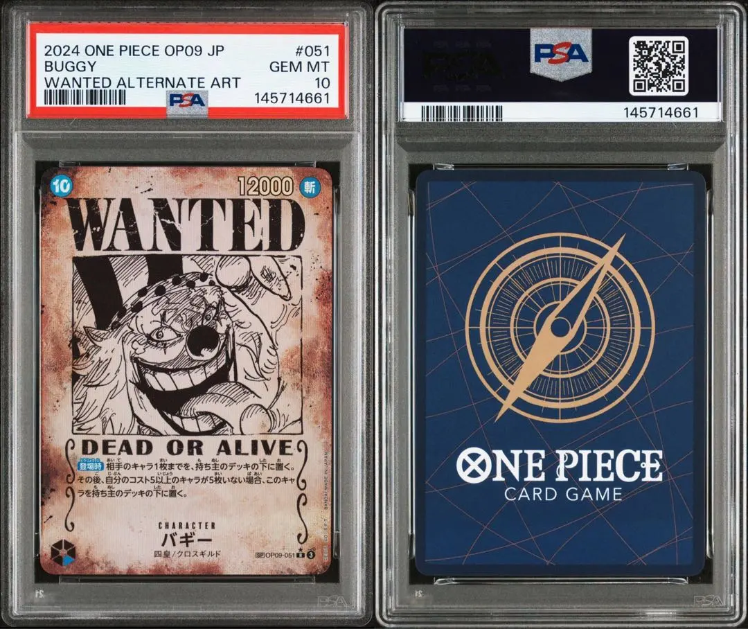 2026年最新】バギー 手配書 psa10の人気アイテム - メルカリ