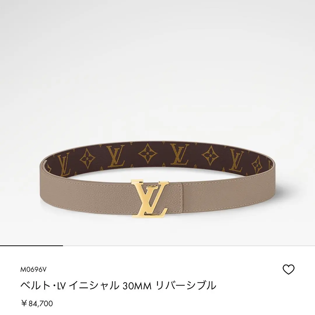 2026年最新】LOUIS VUITTON カラー：ベージュ系 ベルトの人気アイテム