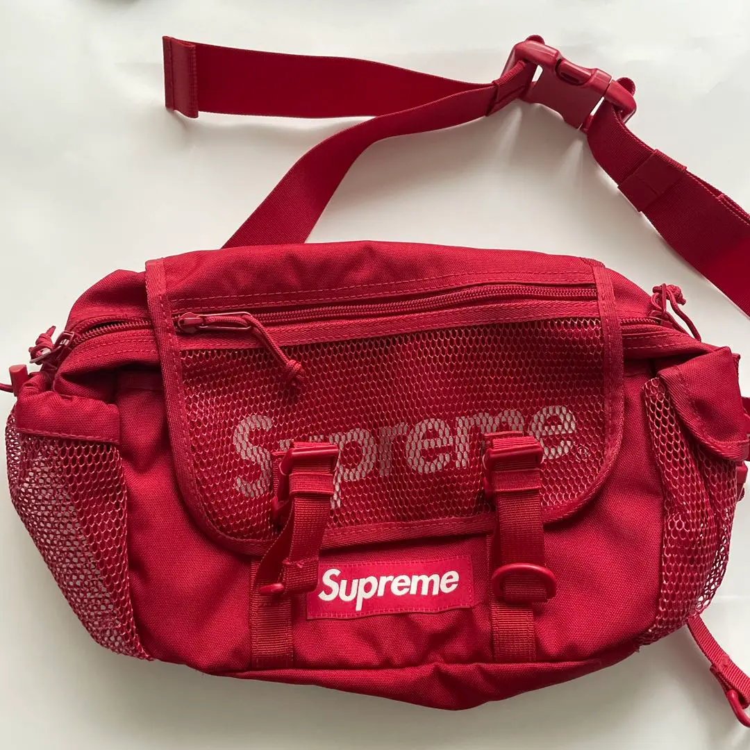 2026年最新】SUPREME カラー：レッド系 ボディバッグ・ウエストポーチ