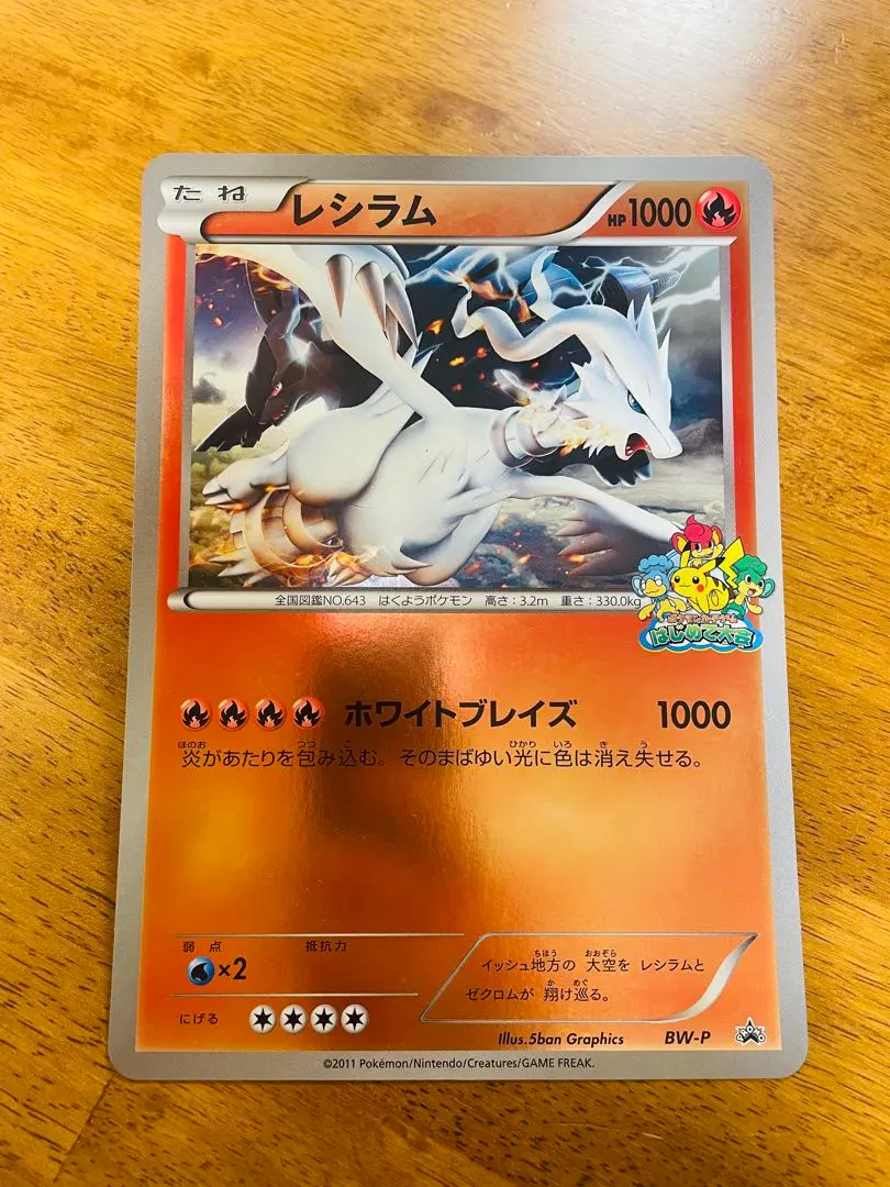 2026年最新】ポケモンカード レシラム BW-P ジャンボカード はじめて
