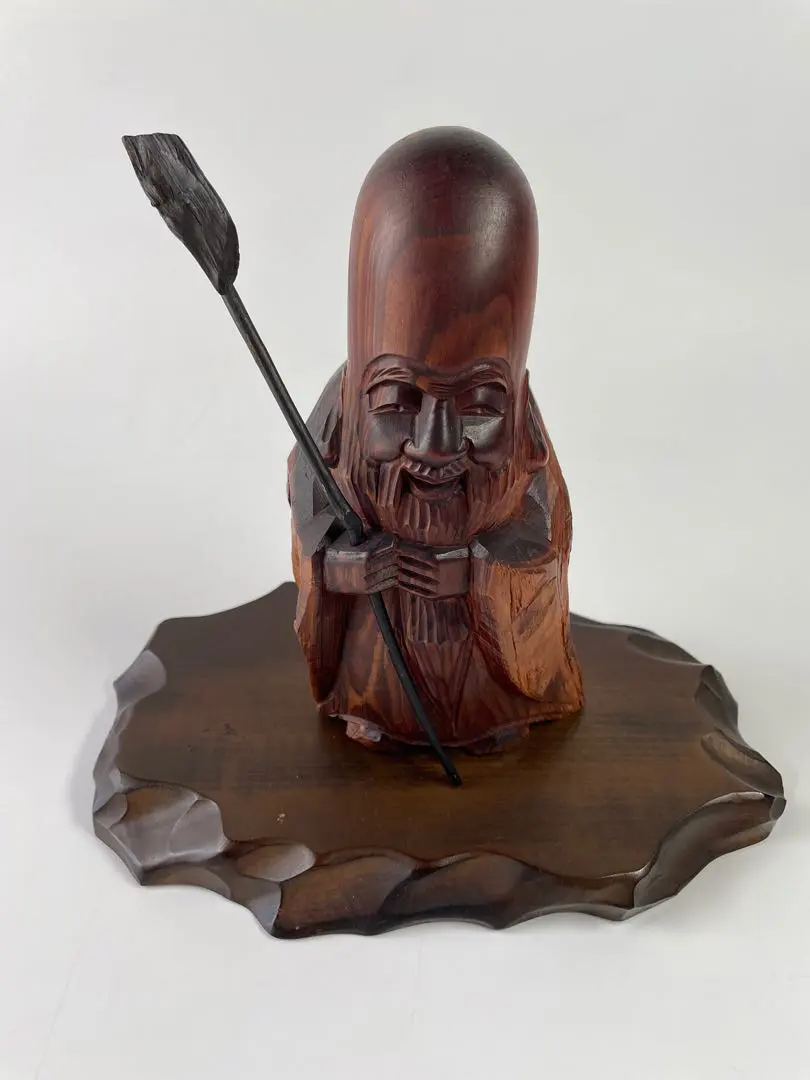 2026年最新】木彫 福禄寿の人気アイテム - メルカリ