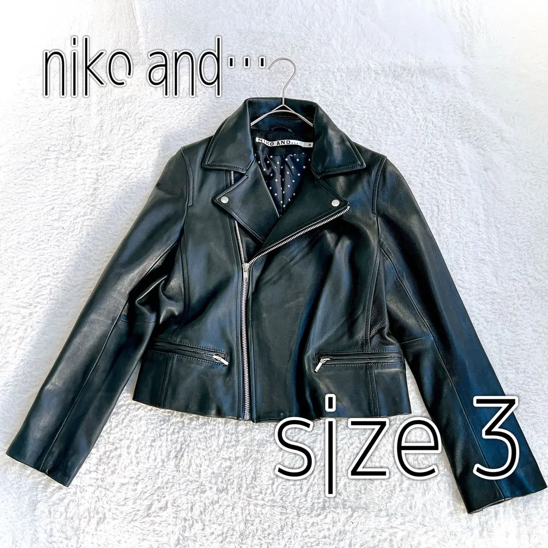 2026年最新】niko and  ダブルライダースの人気アイテム - メルカリ