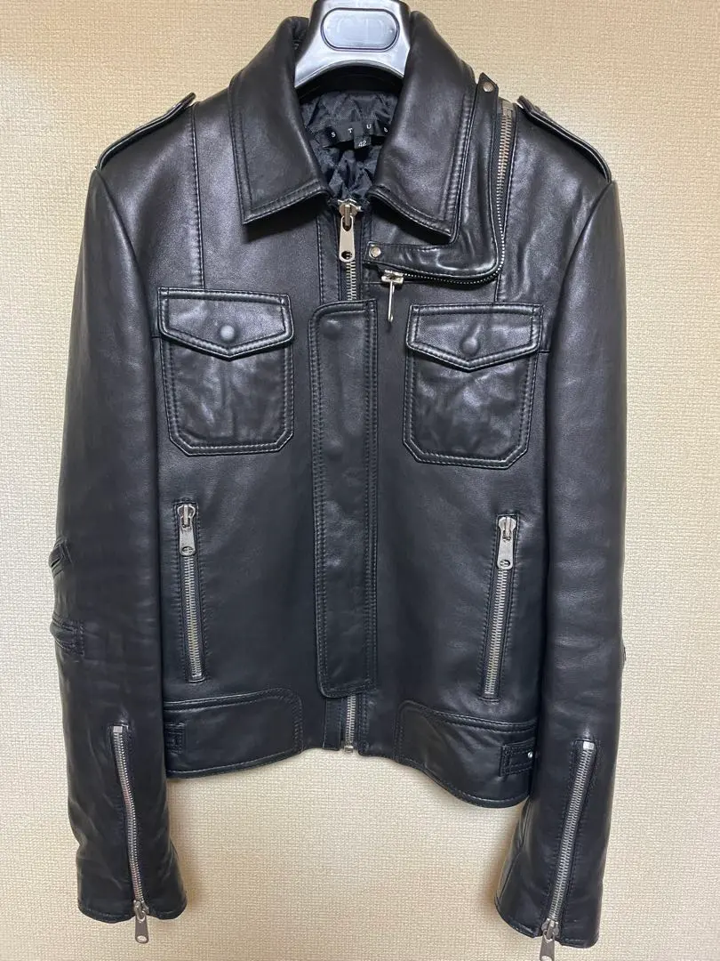 2026年最新】STUD HOMME レザージャケット・ライダースの人気アイテム