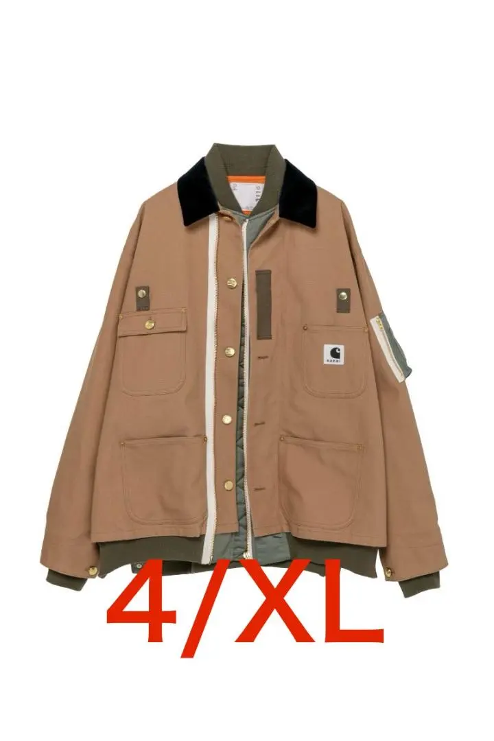 2026年最新】SACAI carhartt wip canvas ma-1の人気アイテム - メルカリ