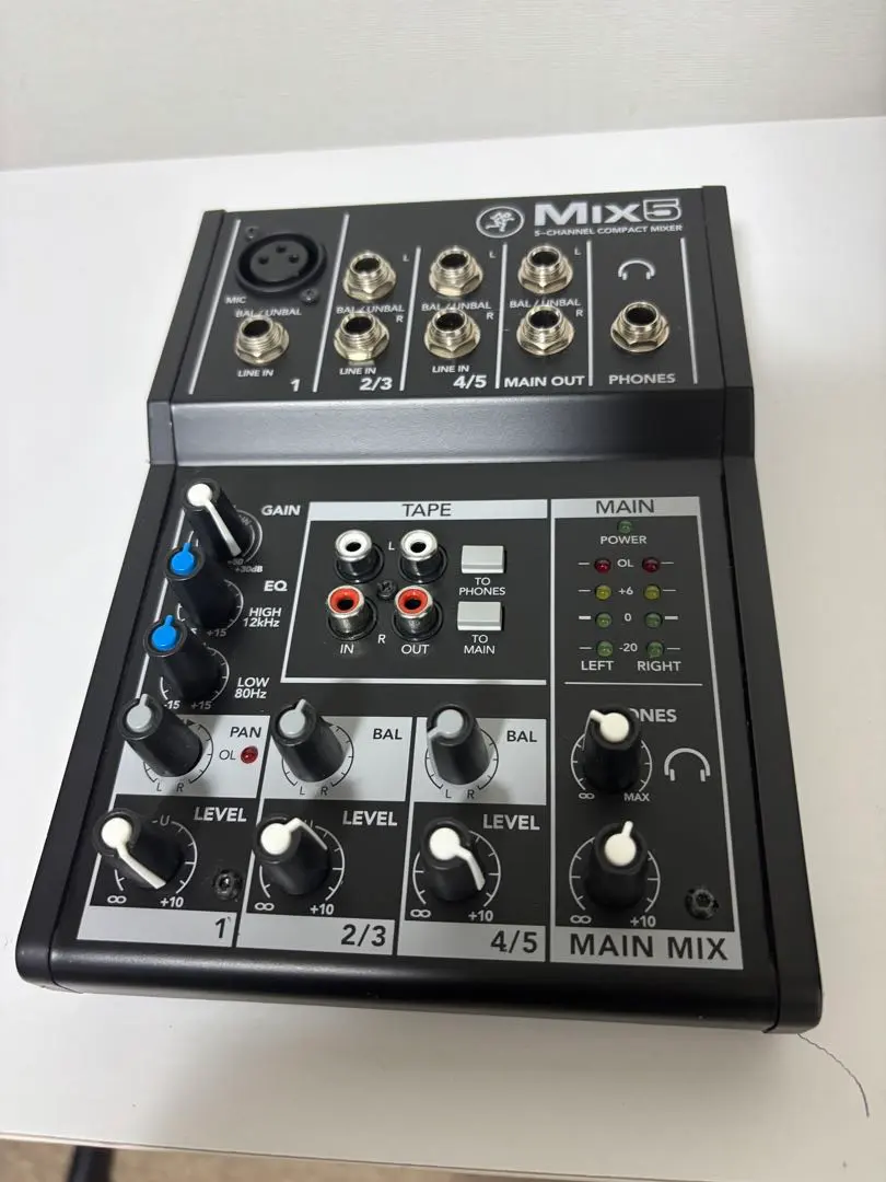 2026年最新】MACKIE マッキー 超コンパクトアナログミキサー MIX5 国内