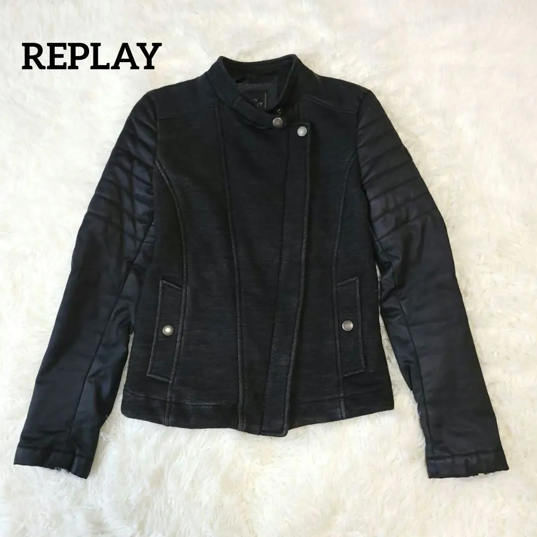 2026年最新】REPLAY レザージャケット・ライダースの人気アイテム