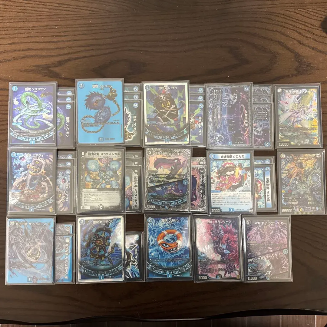 バラ売り不可)デュエマ神アート青魔道具&デスパペットデッキまとめ売り