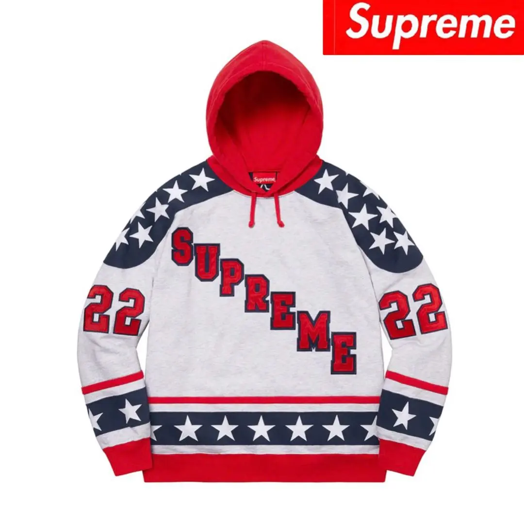 2026年最新】supreme パーカー 星条旗の人気アイテム - メルカリ