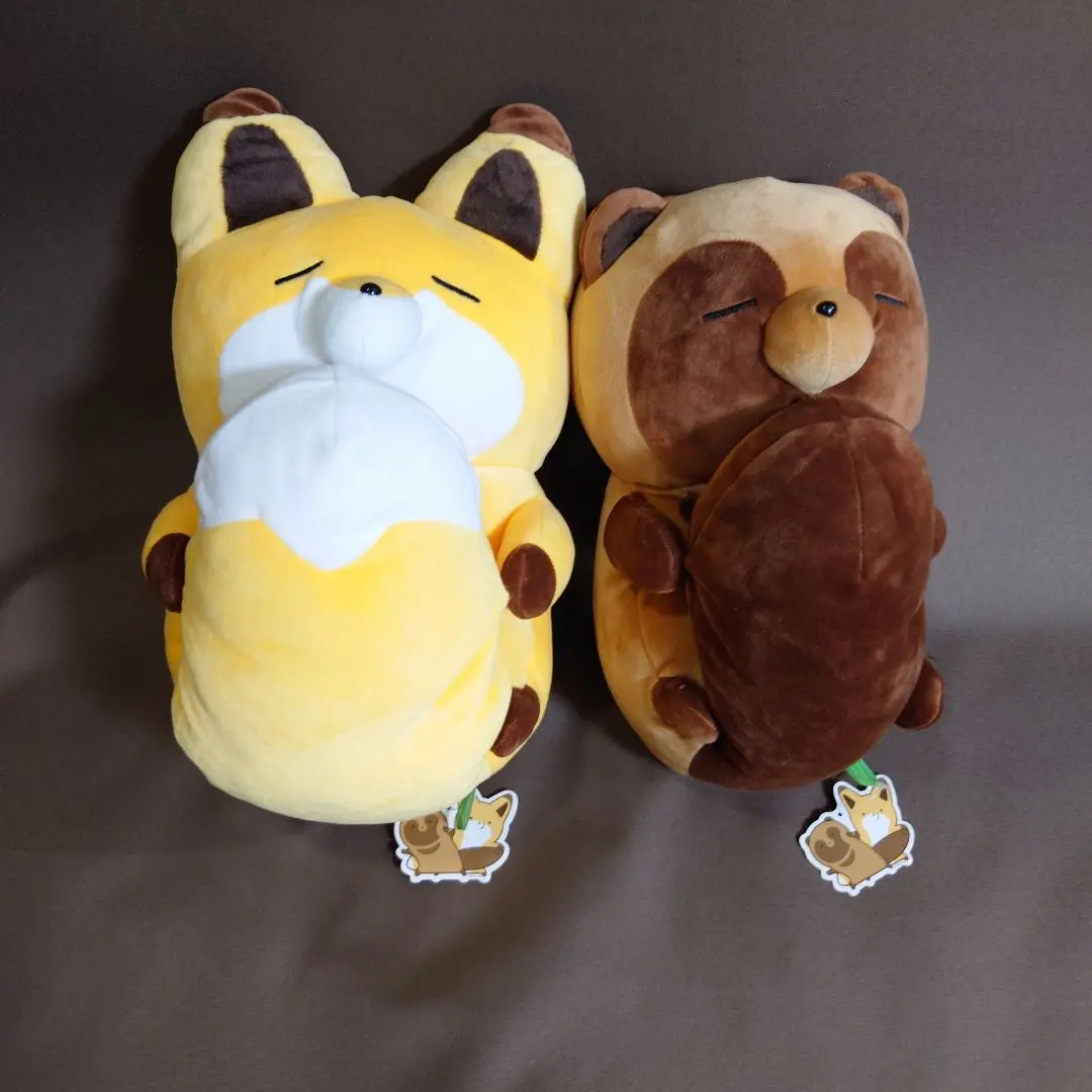 2026年最新】タヌキとキツネ もっちぃもっちぃ ぬいぐるみ キツネの