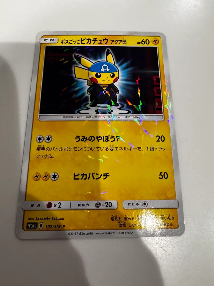 2026年最新】ボスごっこピカチュウ アクア団の人気アイテム - メルカリ