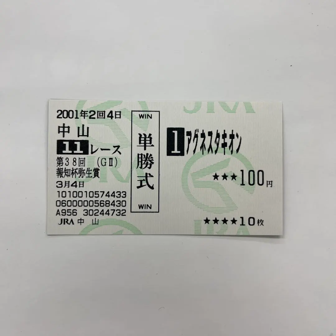 2026年最新】馬券 アグネスタキオンの人気アイテム - メルカリ