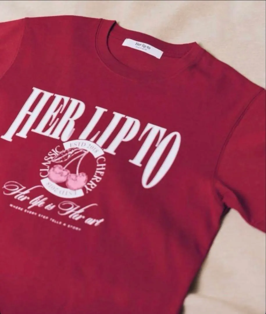 2026年最新】herlipto チェリー tシャツの人気アイテム - メルカリ