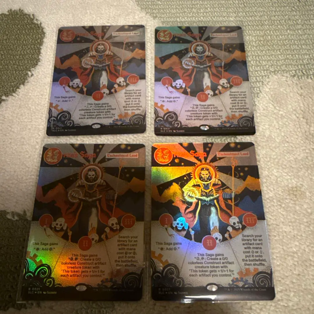 ウルザ物語/ Urza's Saga foil 4枚セットsecret lair ‐ Mercari 日本